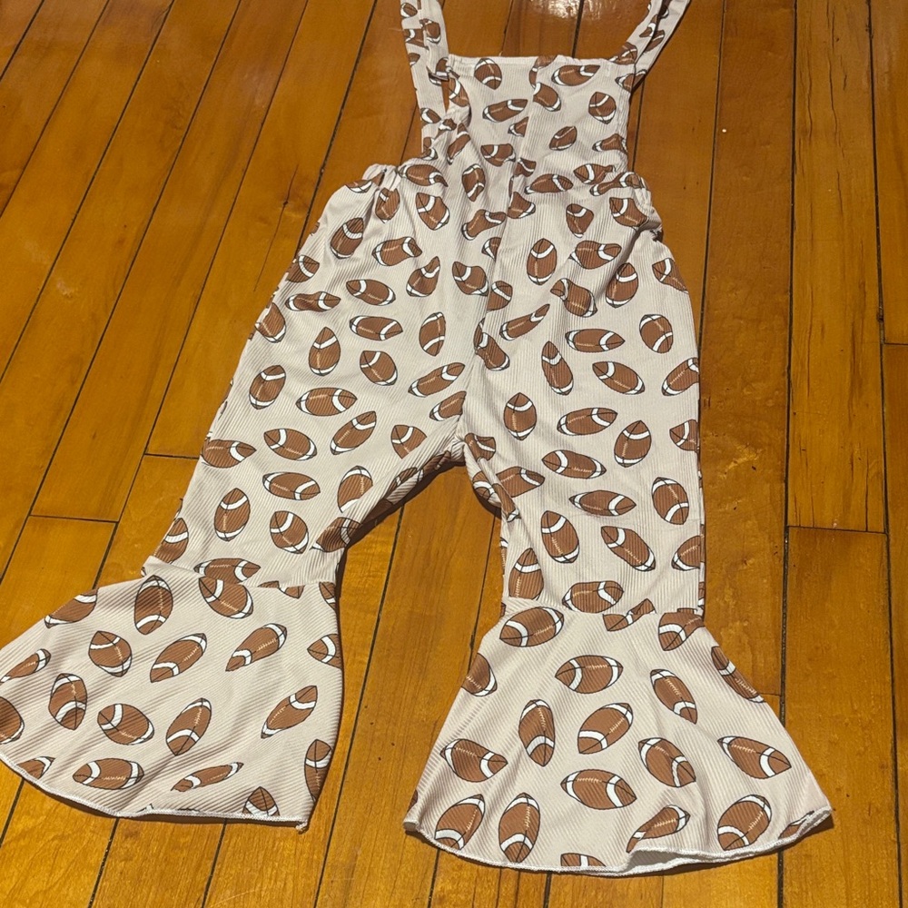 Kids Football Print One Piece